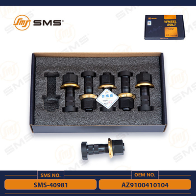 AZ9100410104 Sinotruk Howoのシャーシの部品の前輪のボルトSMS-40981