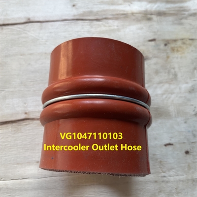 VG1047110103 インタークーラー出口ホース HOWO トラック部品 VG1047110103/1 エグゼスト・マニフォールド A7 WD615 エンジン